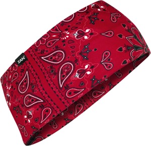 SportFlexT Headband - Headband Sptflx Red Paisley