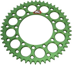 420 50T Rear Sprocket Green - For Kawasaki KX100 KX80 KX85