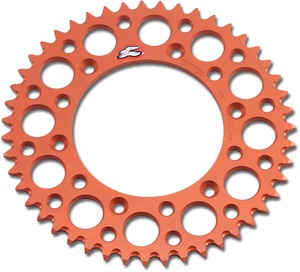 7075-T6 Aluminum 47T Rear Sprocket Orange