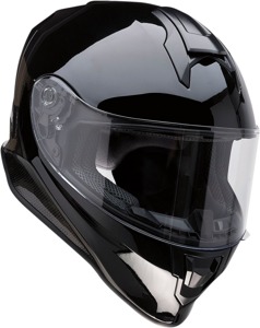 Z1R Youth Warrant Helmet Gloss Black Large - Full-face youth helmet in gloss black