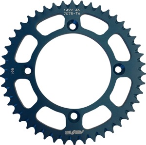 Blue Triplestar Aluminum Rear Sprockets - Alum Rear 420-46T