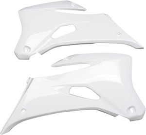 Radiator Shrouds - White - For 07-13 Yamaha WR250F 07-11 WR450F