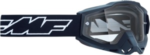 FMF PowerBomb Enduro Rocket Goggles Black Clear Lens - Dual-pane lens for fog prevention