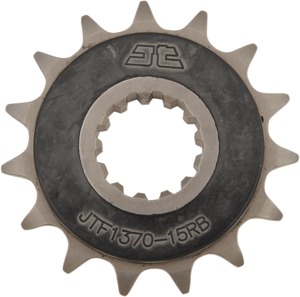 Front Steel Countershaft Sprocket w/ Rubber Damper - 15 Tooth 525