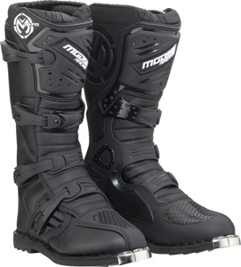 Moose Offroad Qualifier Boots Black Size 13 - Off-road riding boots, Black, Size 13