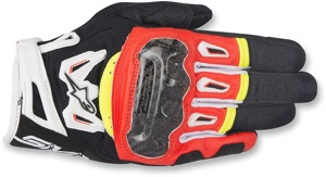 SMX-2 V2 Air Carbon Gloves Black/Red/White/Yellow Small