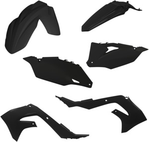 Black Plastic Kit - For 19-23 KX450 / KX450X & 21-23 KX250F / KX250X