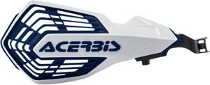 K-Future Handguards - White & Dark Blue - KTM/HUS Direct fixing to Brembo / Magura MC