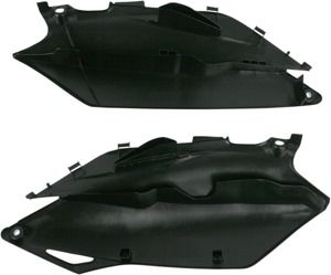 Side Panels - Black - For 09-12 Honda CRF450R 10-13 CRF250R