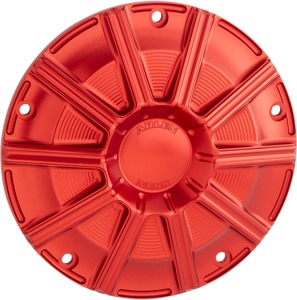 Arlen Ness 10-Gauge Derby Cover Red