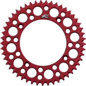 86-02 Honda CR 80 Rear Sprocket Grooved - Red 420-49 Teeth