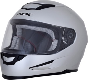 FX-99 Full Face Street Helmet Silver Small