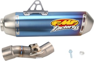 Blue Titanium Factory 4.1 RCT Slip On Exhaust - For 07-21 Honda CRF150R