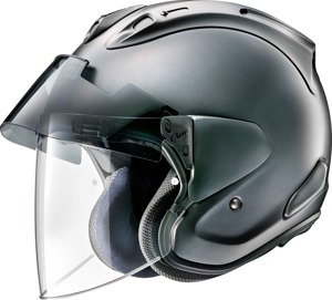 Arai Ram-X Helmet Gun Metallic Frost Medium - Open face helmet with Pinlock lens