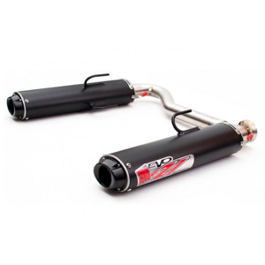 EVO U Dual Slip On Exhaust - For 14-17 Polaris Scrambler XP 1000