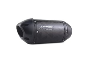 S1R Aluminum Slip On Exhaust Black Series - For 17-20 Versys-X 300