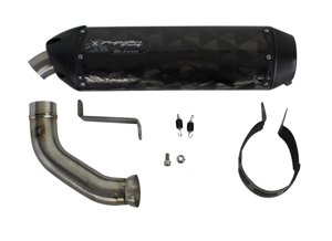 S1R Slip On Exhaust - Carbon Fiber - For 15-19 Can-Am Spyder F3-T