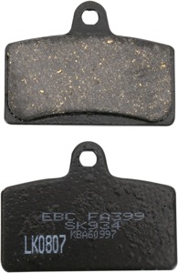 Organic Front Brake Pads For 05-06 Derbi GPR125 w/ Radial Calipers