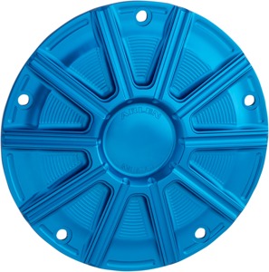 Arlen Ness 10-Gauge Derby Cover Blue