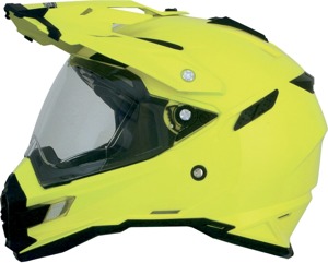 FX-41DS Full Face Dual-Sport Helmet Gloss Hi-Vis Yellow X-Large