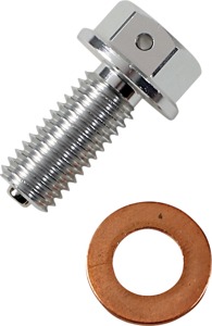 Magnetic Drain Plug w/ Washer - M10x1.5 x 22mm Long