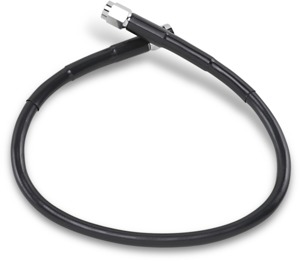 Black 17" Brake Line - DOT -3 AN Universal