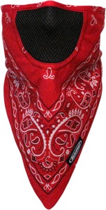 FaceFit Facemask - Facefit Hook/Loop Red Paisley