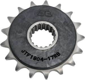 Front Steel Countershaft Sprocket w/ Rubber Damper - 17 Tooth 525