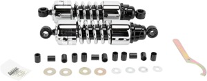 11.5" 412 Series Shocks Chrome - For 87-14 Honda Kawasaki Triumph