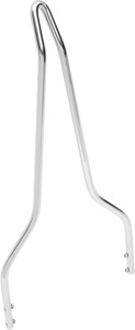 Chrome Attitude Sticks Sissy Bar - Round Bar, 30" Tall 11" Wide