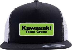 Men's Kawasaki Team Green Hat - Kawasaki Team Grn Hat Blkwht