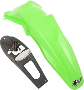 Rear Fenders with Light for Kawasaki - Rr Fnd W/Lt Klx Gn