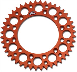 7075-T6 Aluminum 44T Rear Sprocket Orange