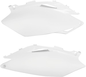 Side Panels - White - For 09-12 Honda CRF450R 10-13 CRF250R