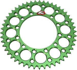 2020 Kawasaki KX100 Rear Sprocket Grooved - Green 420-49 Teeth