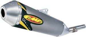 Q4 Slip On Exhaust w/ SA - For 84-07 Kawasaki KLR 600/650/Tengai