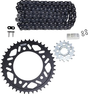 V3 Chain & Sprocket Kit Black RX Chain 525 16/41 Black Steel - For 15-22 Yamaha R1/M