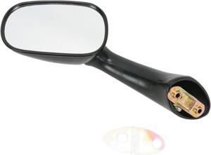 Left Mirror Replacement - Black - For 91-98 CBR600F2/3 & 93-96 CBR1000F & 98-99 VFR800