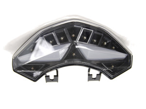 Shadow Integrated Tail Light w/ Diffuser - For 10-13 Ducati Multistrada 1200