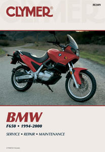 Shop Repair & Service Manual - Soft Cover - For 1994-2000 BMW F650