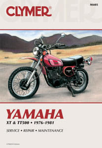 Shop Repair & Service Manual - Soft Cover - For 1976-1981 Yamaha XT500 & TT500