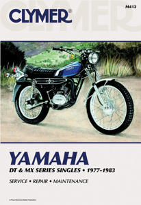 Shop Repair & Service Manual - Soft Cover - For 1977-1983 Yamaha DT & MX 100cc-400cc