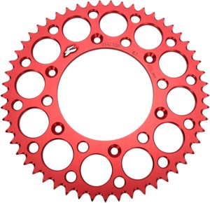 Rear Sprocket Grooved - Red 520-53 Teeth - For 04-16 Honda CRF250X/ 87/90-91 CR250R/ 2004 CR125R