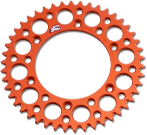 7075-T6 Aluminum 46T Rear Sprocket Orange