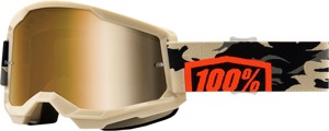 Strata 2 "Kombat" Goggles - Gold Mirror Lens