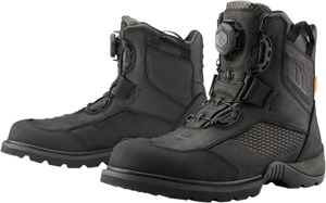 Black Stormhawk Boots - Size 13 - Waterproof Street Bike Boots