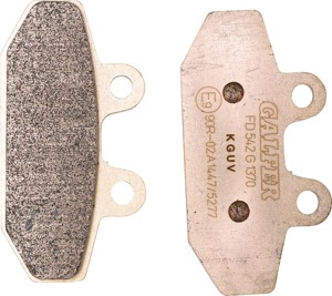 Double-H Sintered Rear Brake Pads - Replaces Harley # 41300197