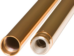 Gold TNC Fork Tubes - 49mm Frk Tubes 24-7/8" Tin