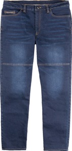 ICON Uparmor Covec Jeans Men's 42 Blue - Men's sport riding jeans with knee protection