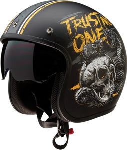 Saturn Trust Black/Yellow Helmet SM